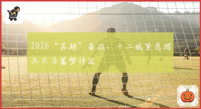 2026“苏超”备战，十二城紧急招兵买马蓄势待发